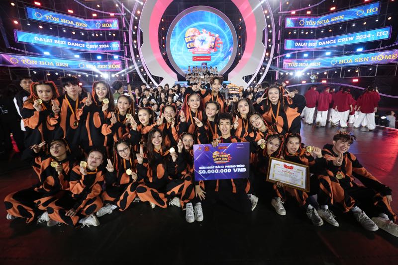 Big Boom Dance Team lên ngôi quán quân Bảng Phong trào mở rộng Dalat Best Dance Crew 2024